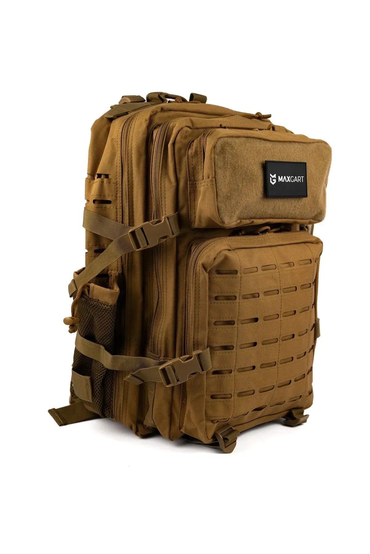 MAXGART Tactical Backpack 45L – Pulse Khaki – Water-Resistant & Versatile