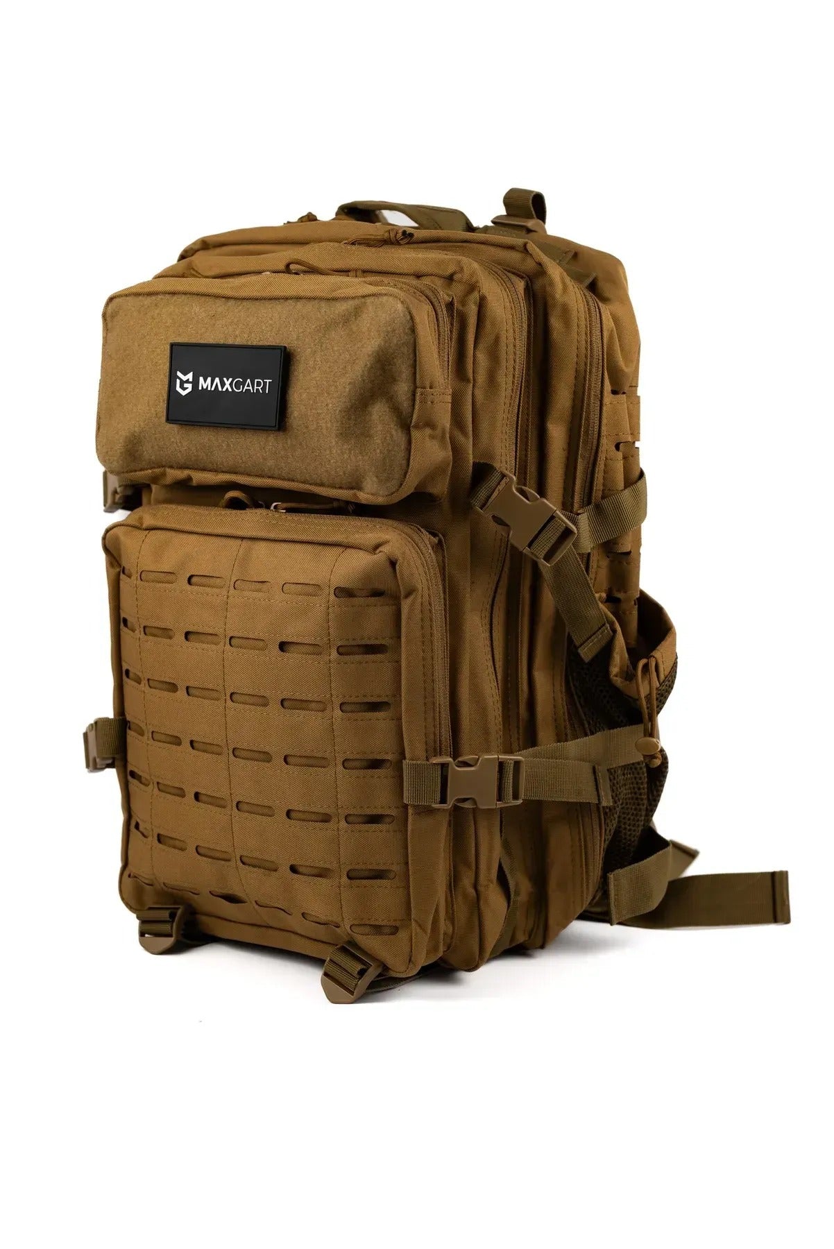 MAXGART Tactical Backpack 45L – Pulse Khaki – Water-Resistant & Versatile