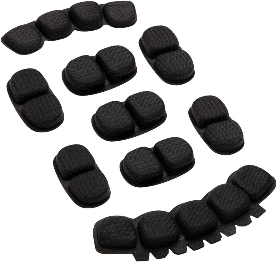 Tactical Helmet Memory Foam Pad Set – Black