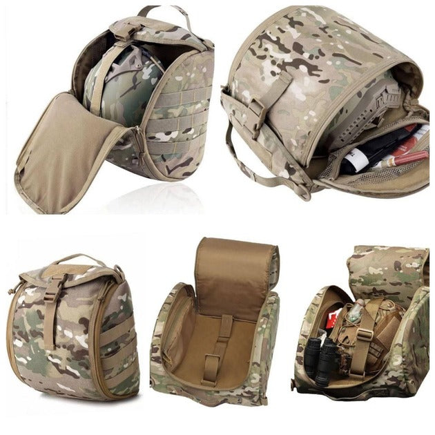 Tactical Helmet Bag – Ranger Green, MOLLE, Padded & Lined