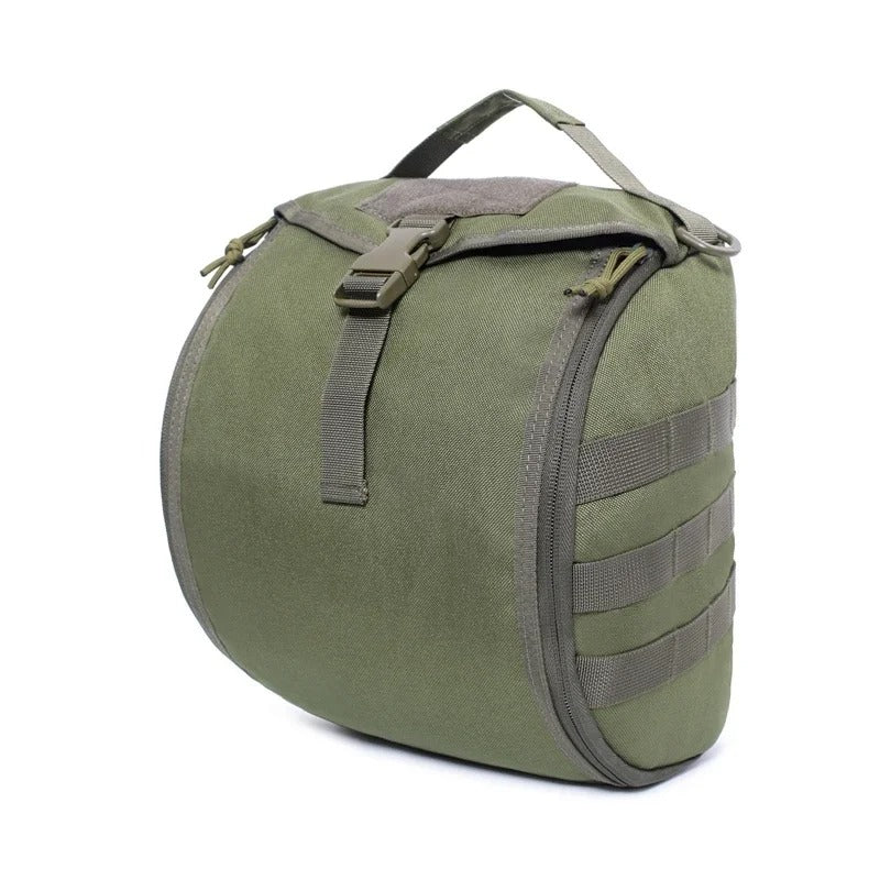 Tactical Helmet Bag – Ranger Green, MOLLE, Padded & Lined