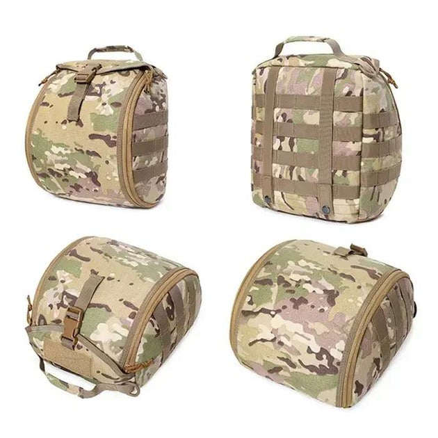 Tactical Helmet Bag – Ranger Green, MOLLE, Padded & Lined