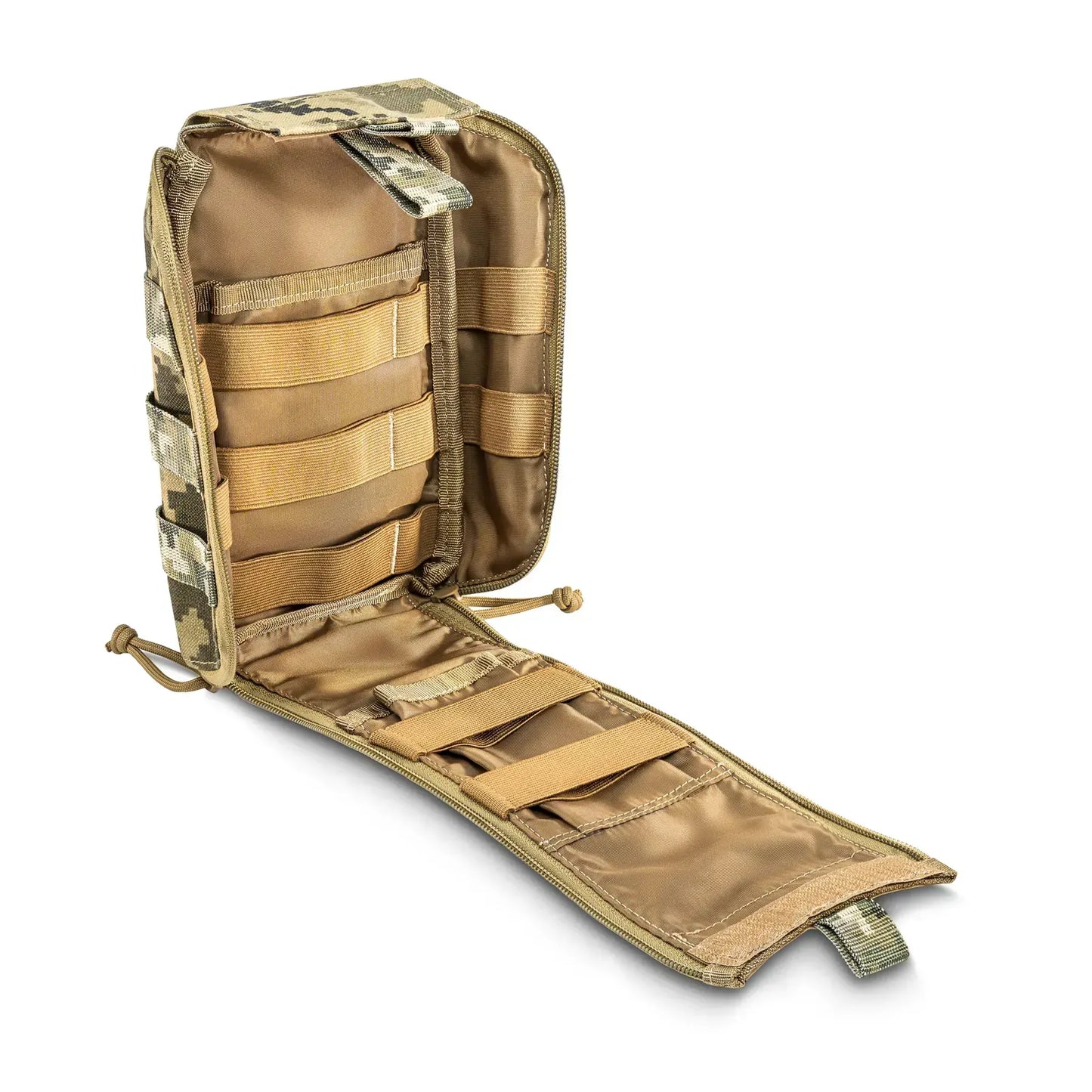 FamTac M8 Medical Pouch – Ukrainian Pixel | MOLLE, Rip-Away IFAK - Blender Tactical