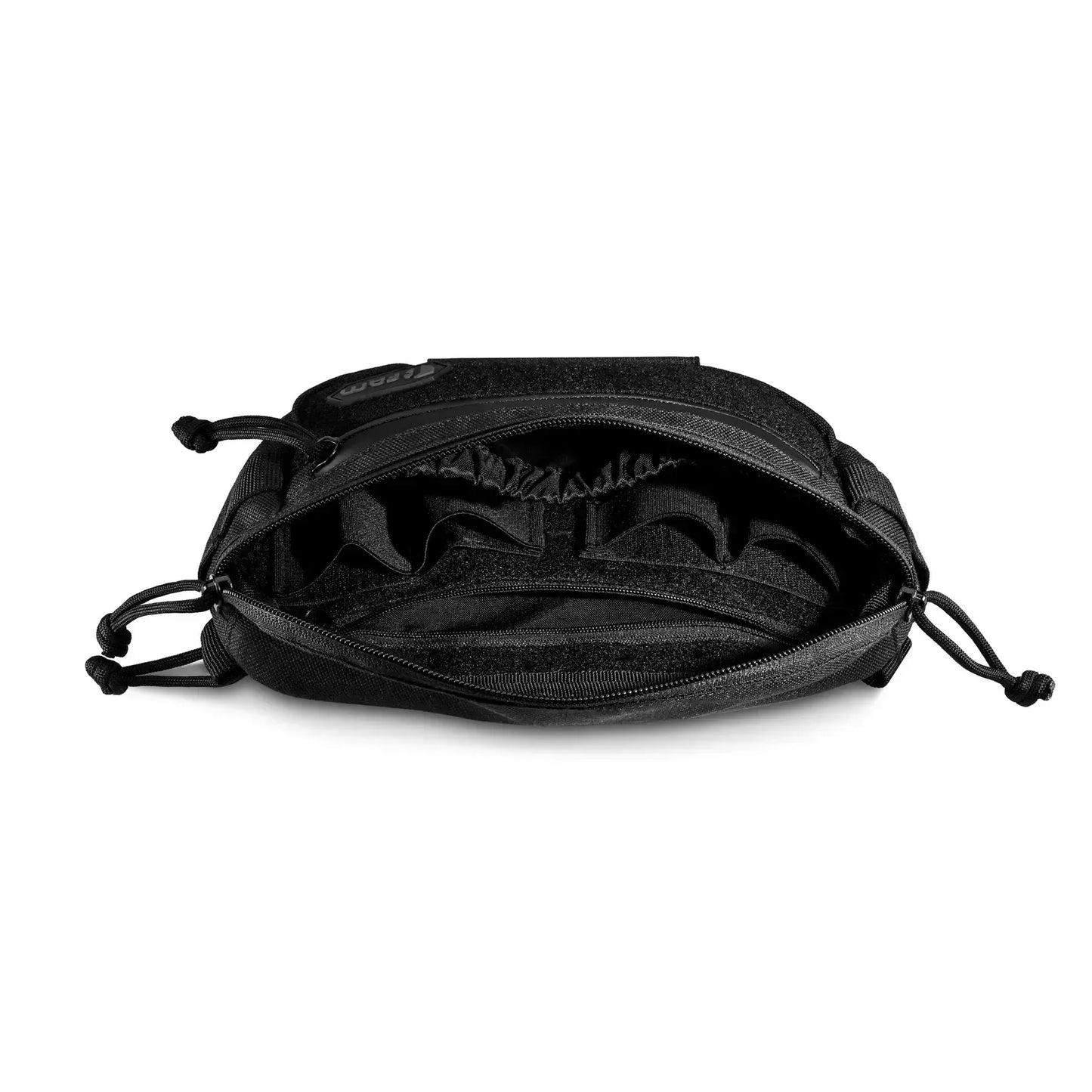 FamTac M8 Tactical Chest Bag / Waist Pack – Black | Velcro Mount - Blender Tactical