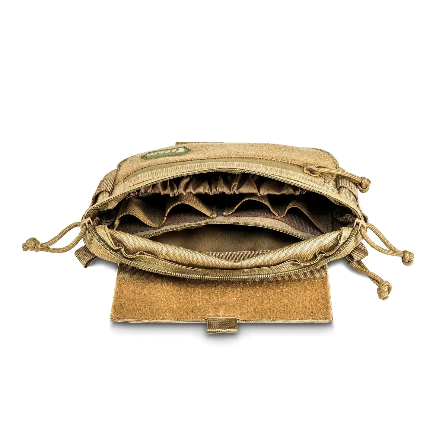 FamTac M8 Tactical Chest Bag / Waist Pack – Coyote | Velcro Mount - Blender Tactical