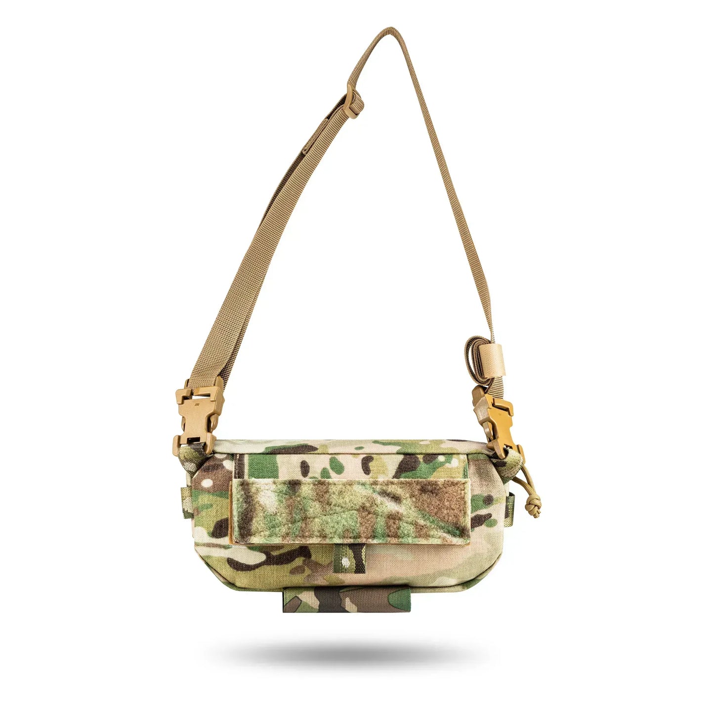 FamTac M8 Tactical Chest Bag / Waist Pack – Multicam USA | Velcro Mount - Blender Tactical