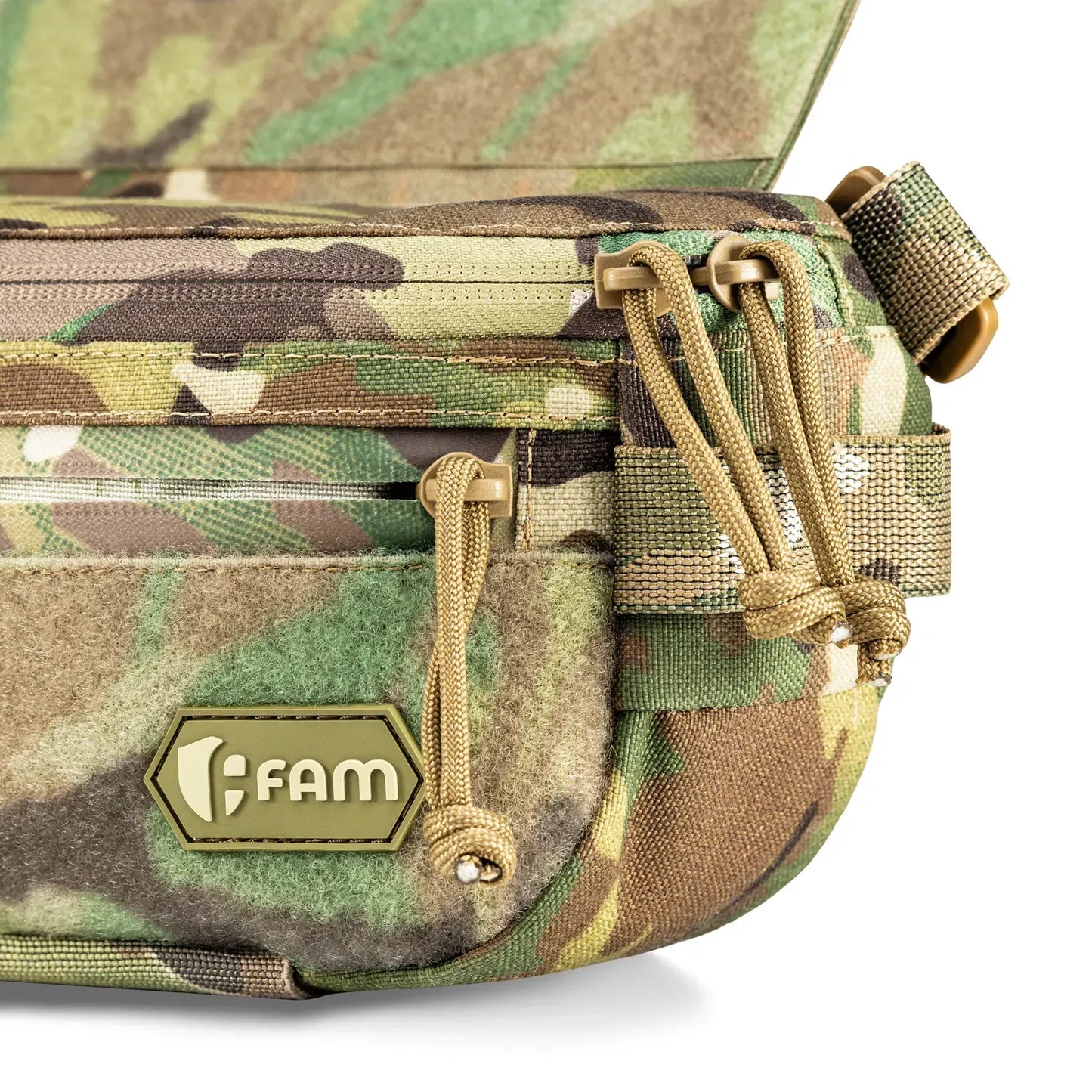 FamTac M8 Tactical Chest Bag / Waist Pack – Multicam | Velcro Mount - Blender Tactical