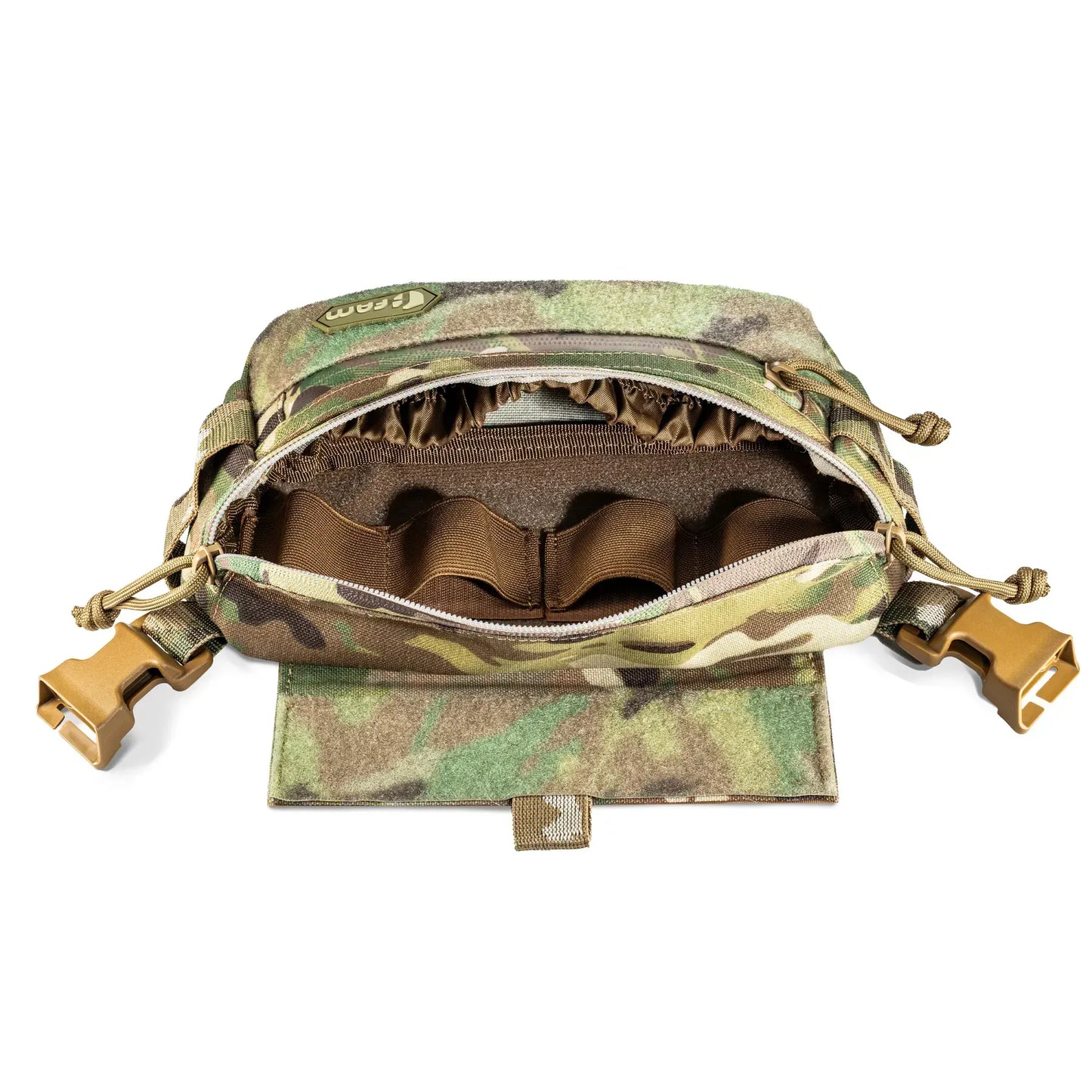 FamTac M8 Tactical Chest Bag / Waist Pack – Multicam | Velcro Mount - Blender Tactical