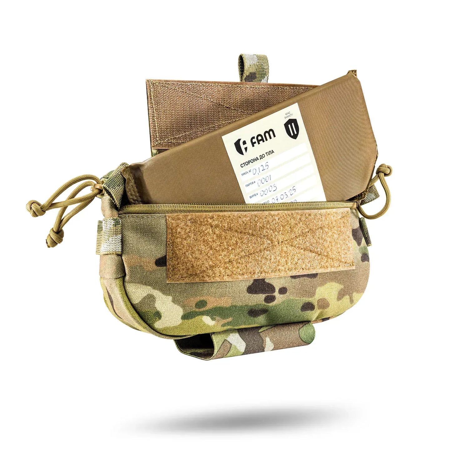 FamTac M8 Tactical Chest Bag / Waist Pack – Multicam | Velcro Mount - Blender Tactical