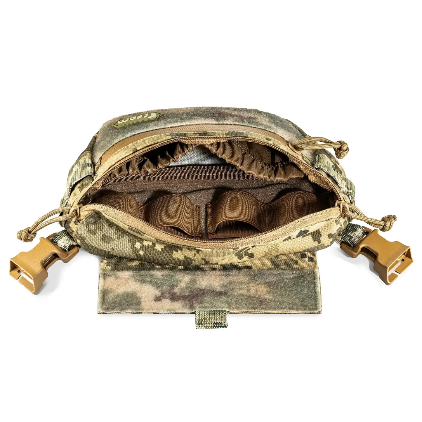 FamTac M8 Tactical Chest Bag / Waist Pack – Ukrainian Pixel | Velcro Mount - Blender Tactical