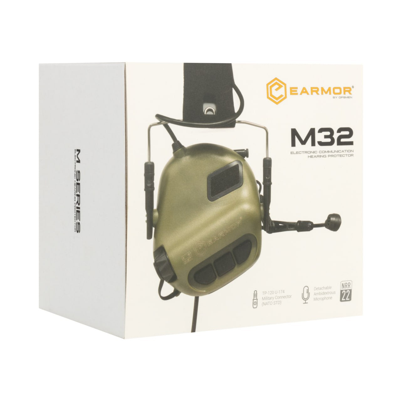 Earmor M32 Tactical Communication Headset – Foliage Green - Blender Tactical