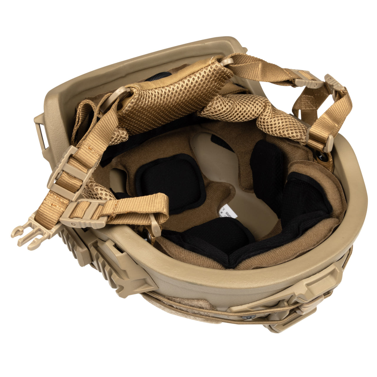 Blender™ Exfil Ballistic FAST Helmet Earmor M32X Plus Kit NIJ IIIA – Coyote Tan - Blender Tactical