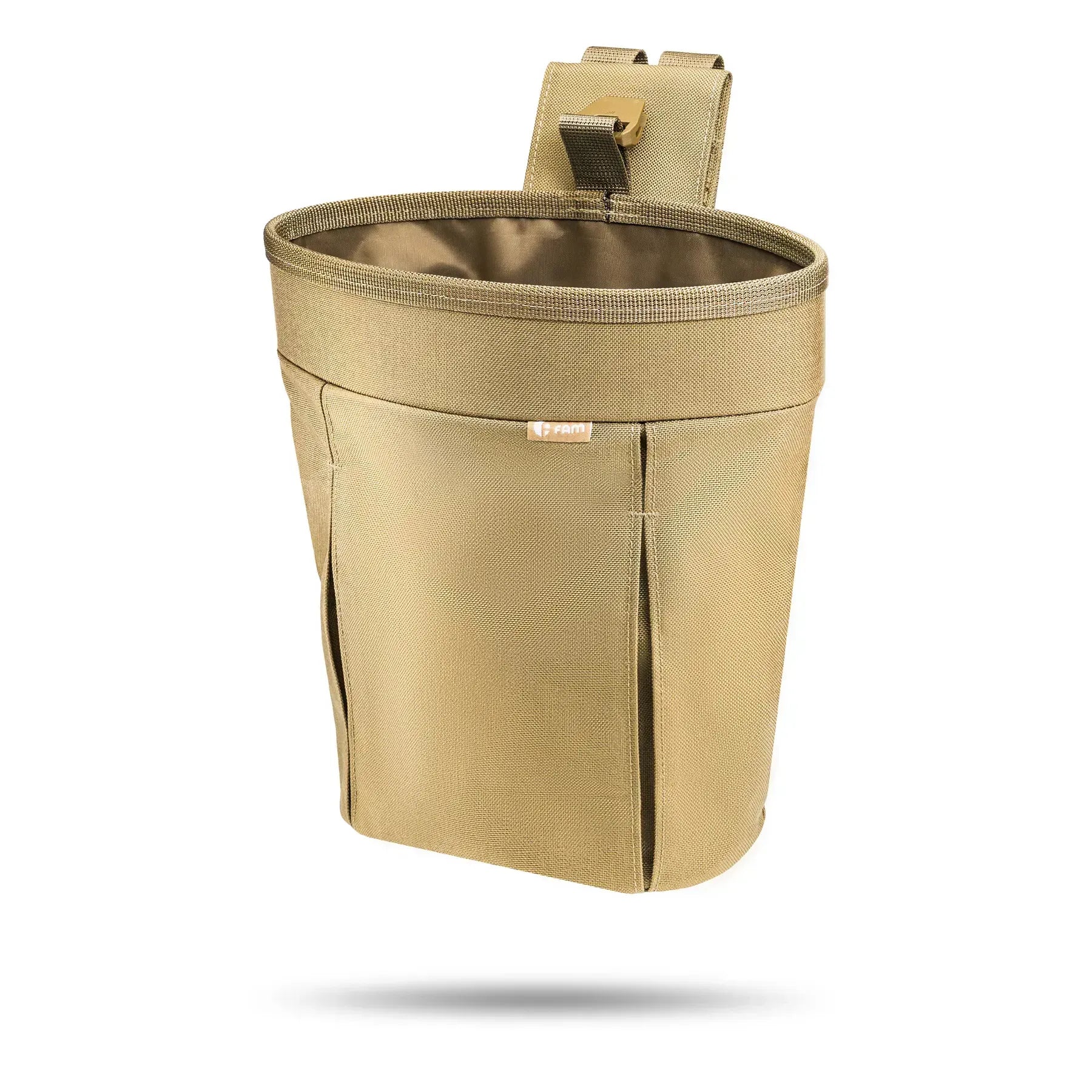 FamTac Dump Pouch – Coyote | Folding MOLLE Pouch for Empty AK/AR Mags - Blender Tactical