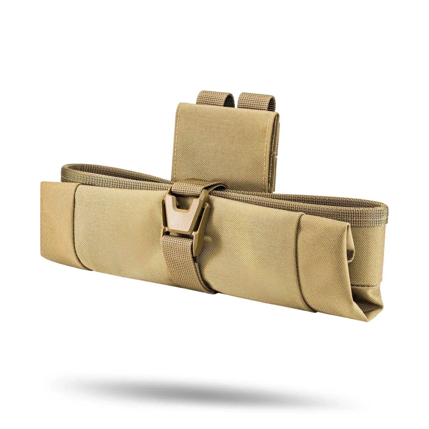 FamTac Dump Pouch – Coyote | Folding MOLLE Pouch for Empty AK/AR Mags - Blender Tactical