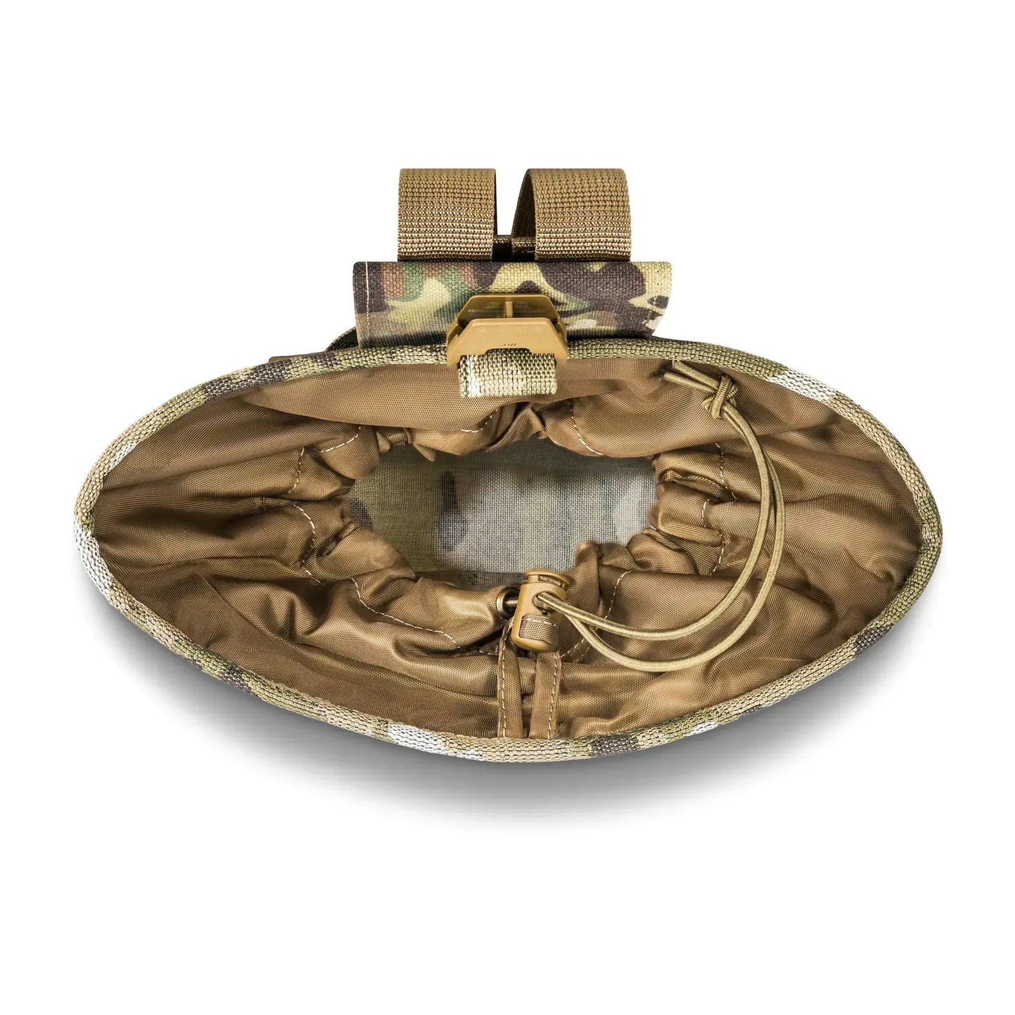 FamTac Dump Pouch – Multicam | Folding MOLLE Pouch for Empty AK/AR Mags - Blender Tactical