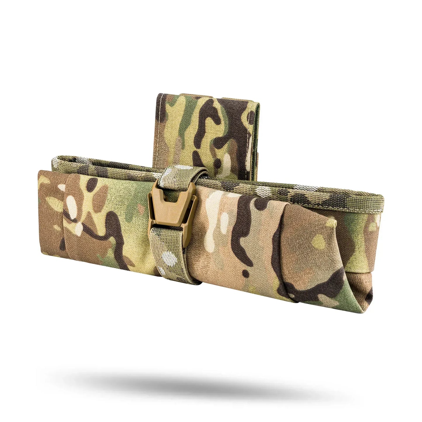FamTac Dump Pouch – Multicam | Folding MOLLE Pouch for Empty AK/AR Mags - Blender Tactical