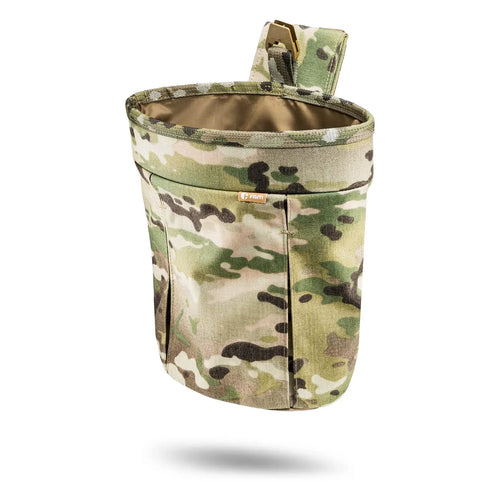 FamTac Dump Pouch – Multicam USA | Folding MOLLE Pouch for AK/AR Mags - Blender Tactical