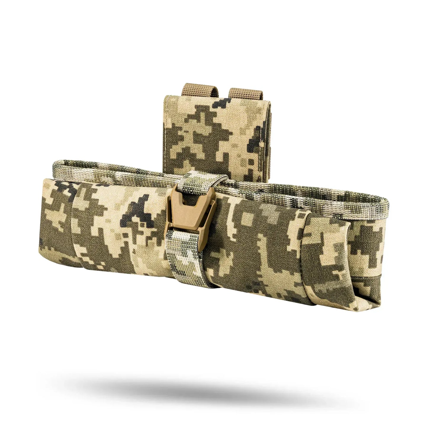 FamTac Dump Pouch – Pixel Camo | Folding MOLLE Pouch for AK/AR Mags - Blender Tactical