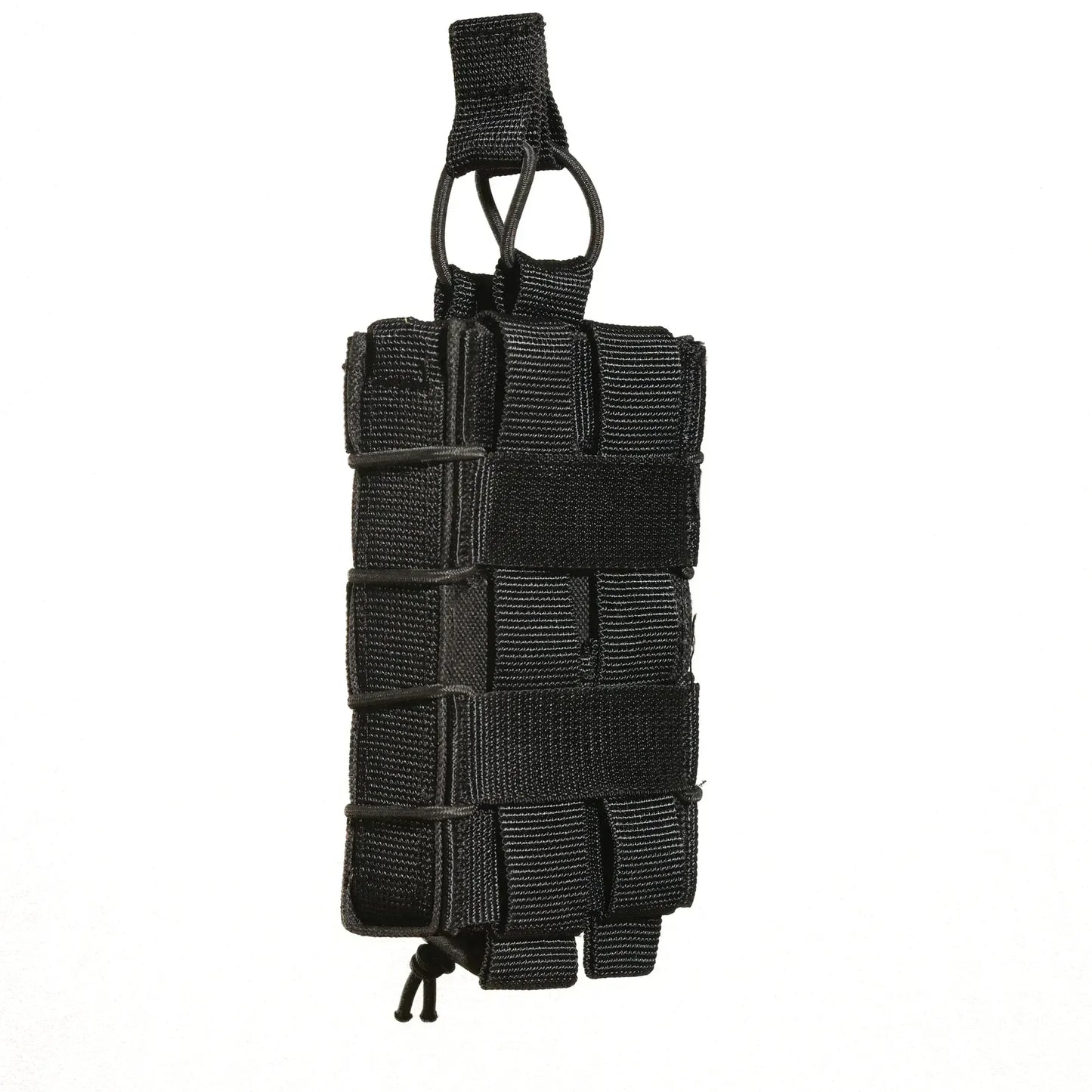 FamTac Single Mag Pouch – Black | MOLLE, Rigid Open-Top AK/AR Pouch - Blender Tactical