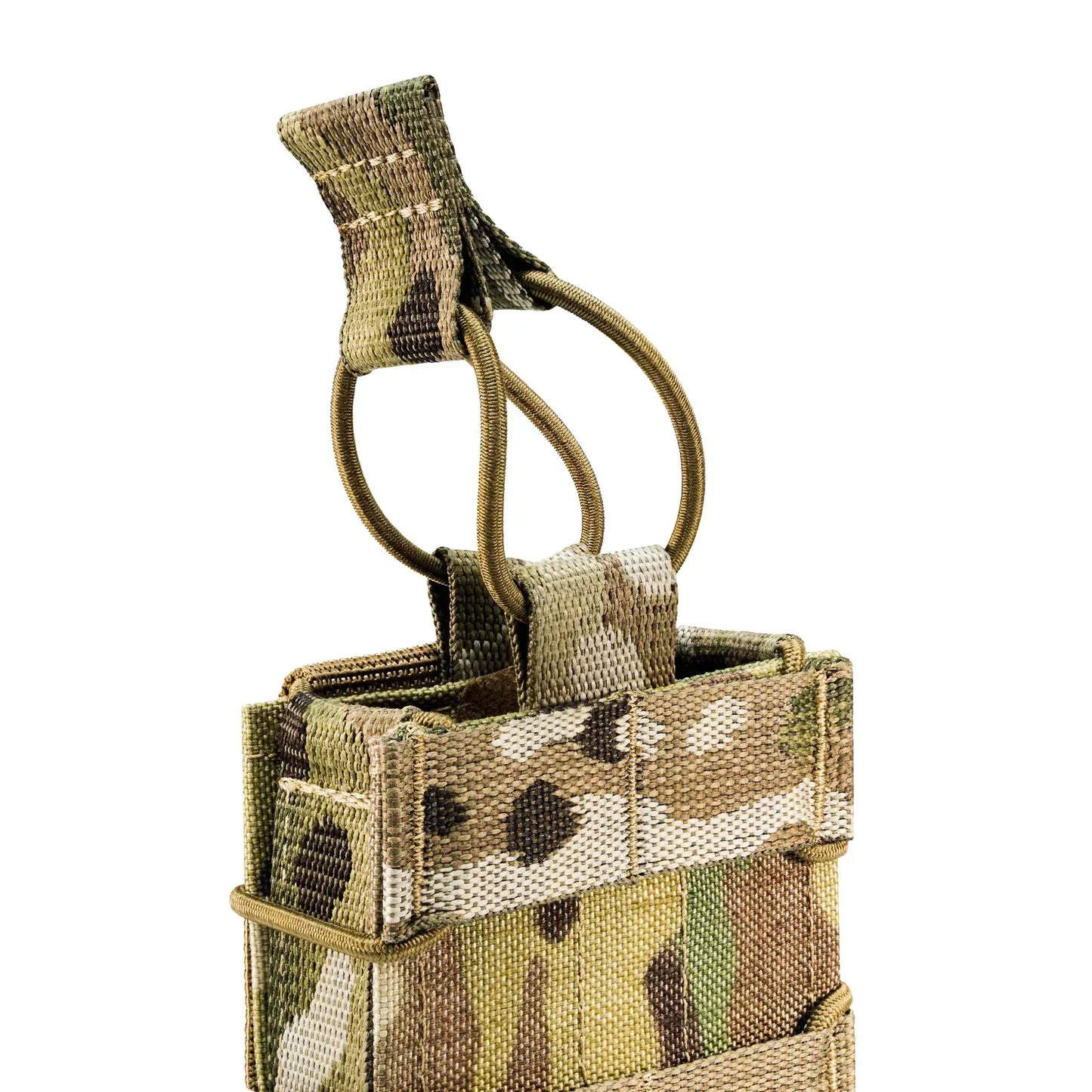 FamTac Single Mag Pouch – Multicam USA | MOLLE, Rigid Open-Top AK/AR - Blender Tactical