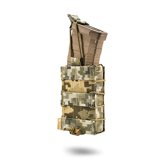 FamTac Single Mag Pouch – Ukrainian Pixel | AK/AR MOLLE Open-Top - Blender Tactical