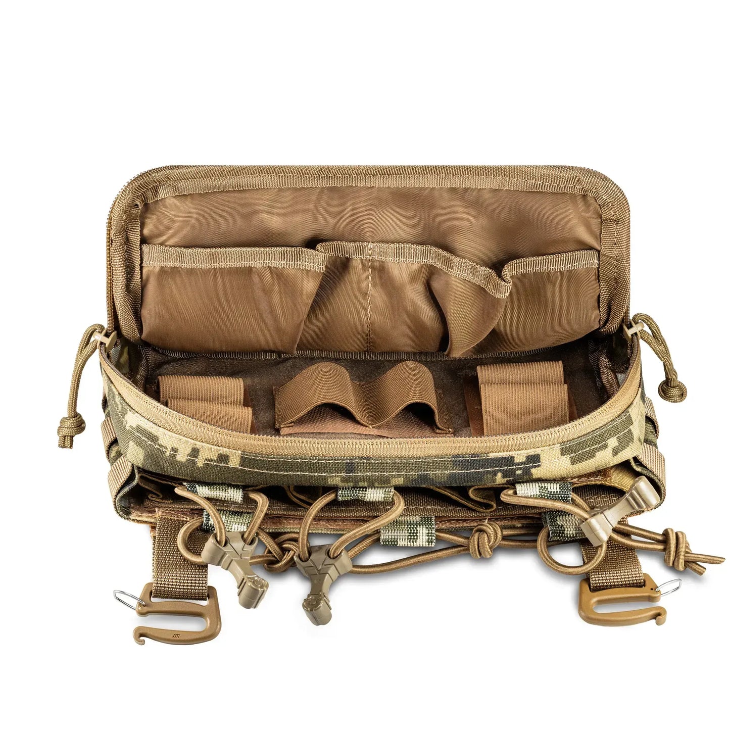 FamTac Velcro AdminMag Triple Mag Pouch – AK/AR + Admin | Ukrainian Pixel - Blender Tactical