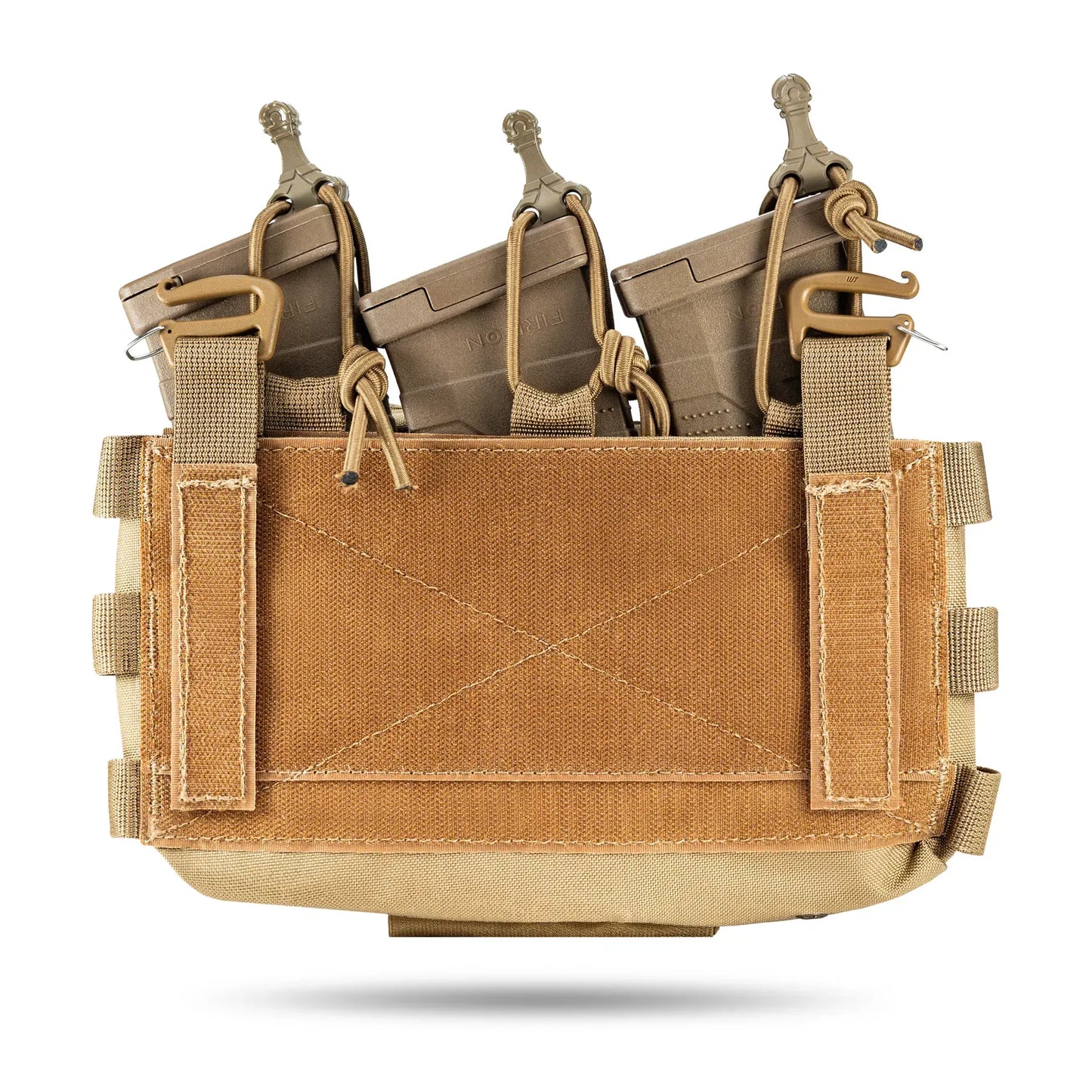 FamTac Velcro AdminMag Triple Mag Pouch – AK/AR + Admin | Coyote - Blender Tactical