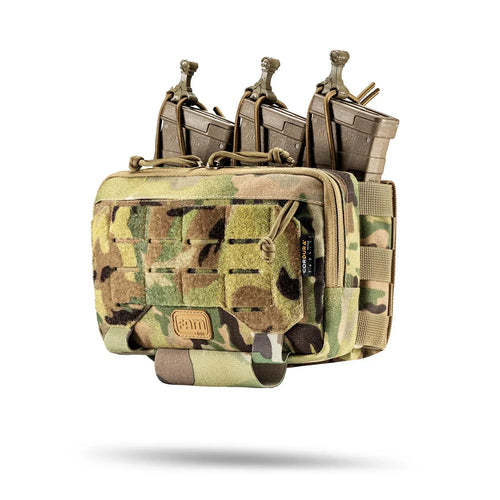 FamTac AdminMag Triple Mag Pouch – AK/AR + Admin | Multicam - Blender Tactical