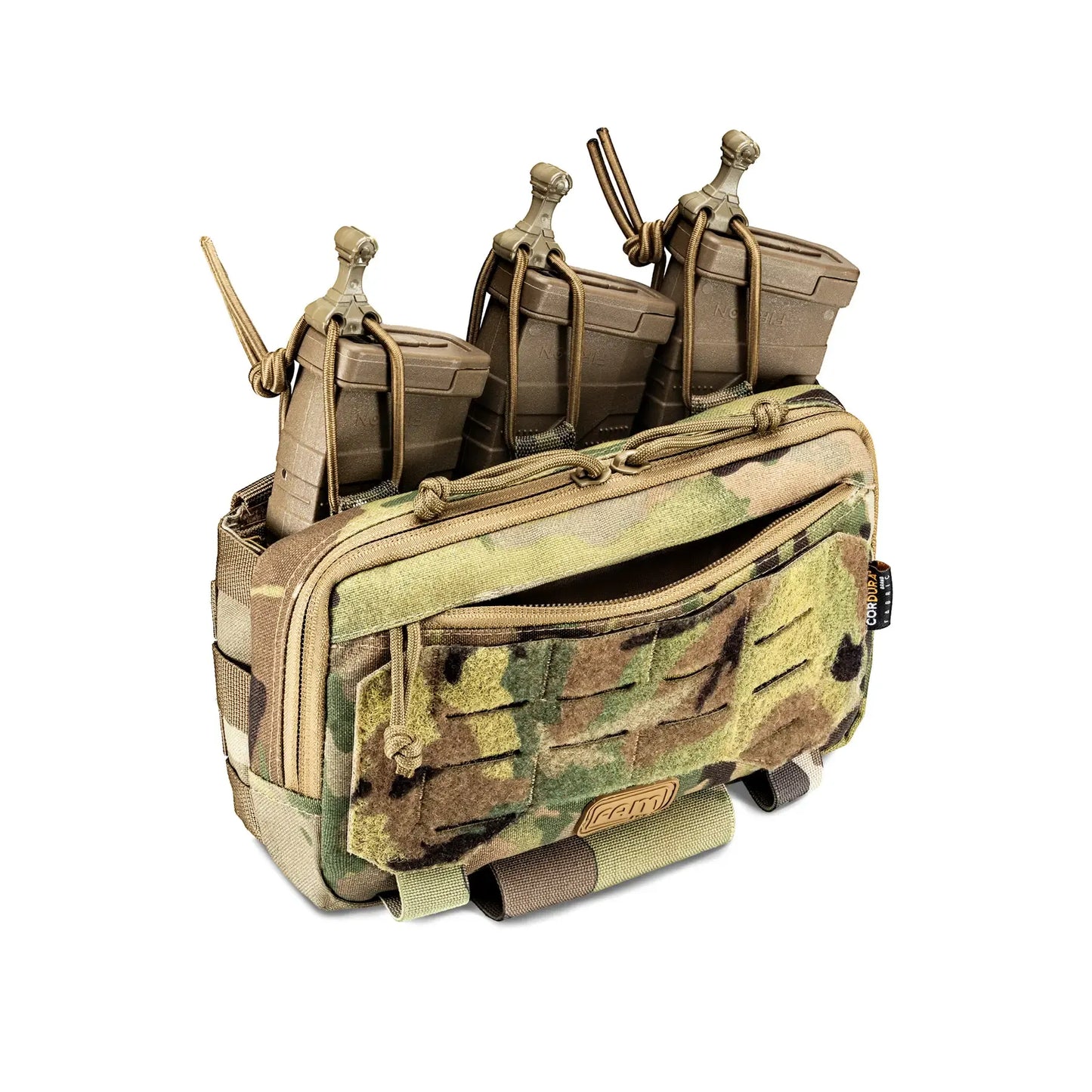 FamTac AdminMag Triple Mag Pouch – AK/AR + Admin | Multicam - Blender Tactical