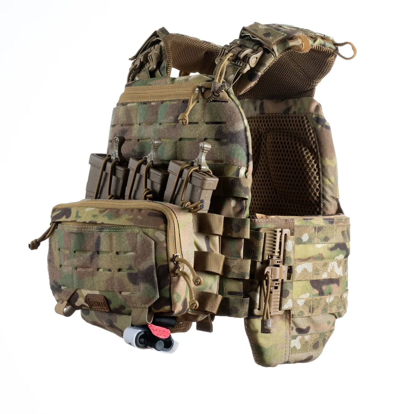 FamTac AdminMag Triple Mag Pouch – AK/AR + Admin | Multicam - Blender Tactical