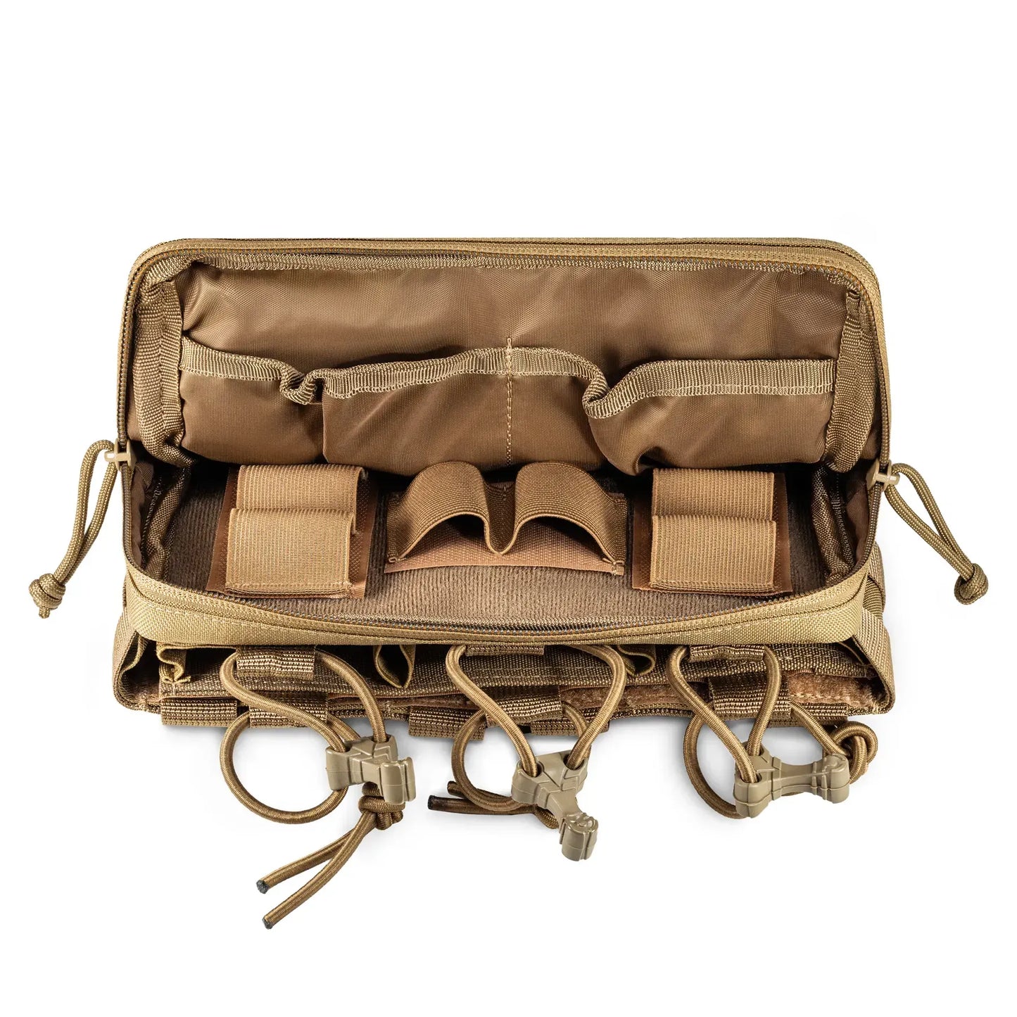 FamTac AdminMag Triple Mag Pouch – AK/AR + Admin | Coyote - Blender Tactical