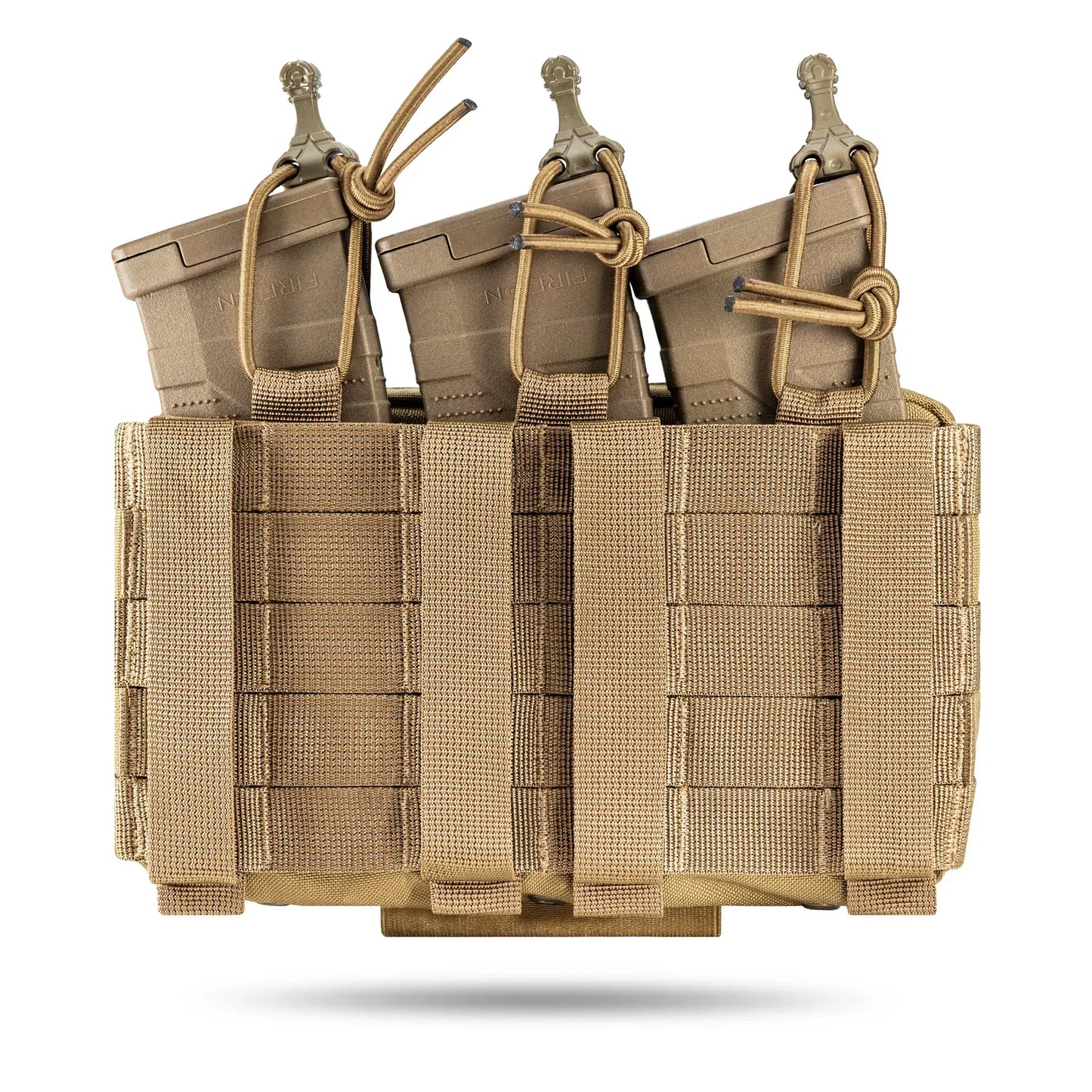 FamTac AdminMag Triple Mag Pouch – AK/AR + Admin | Coyote - Blender Tactical