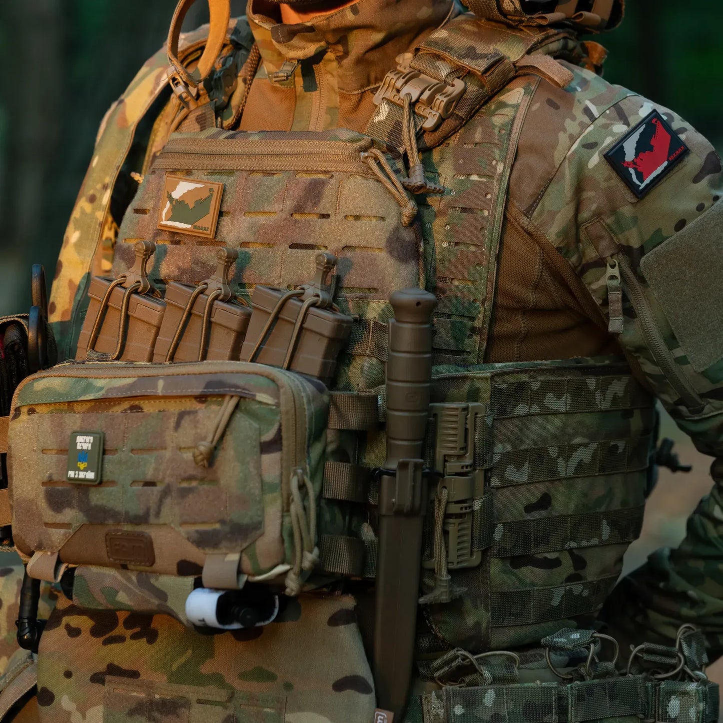 FamTac AdminMag Triple Mag Pouch – AK/AR + Admin | Ukrainian Pixel - Blender Tactical