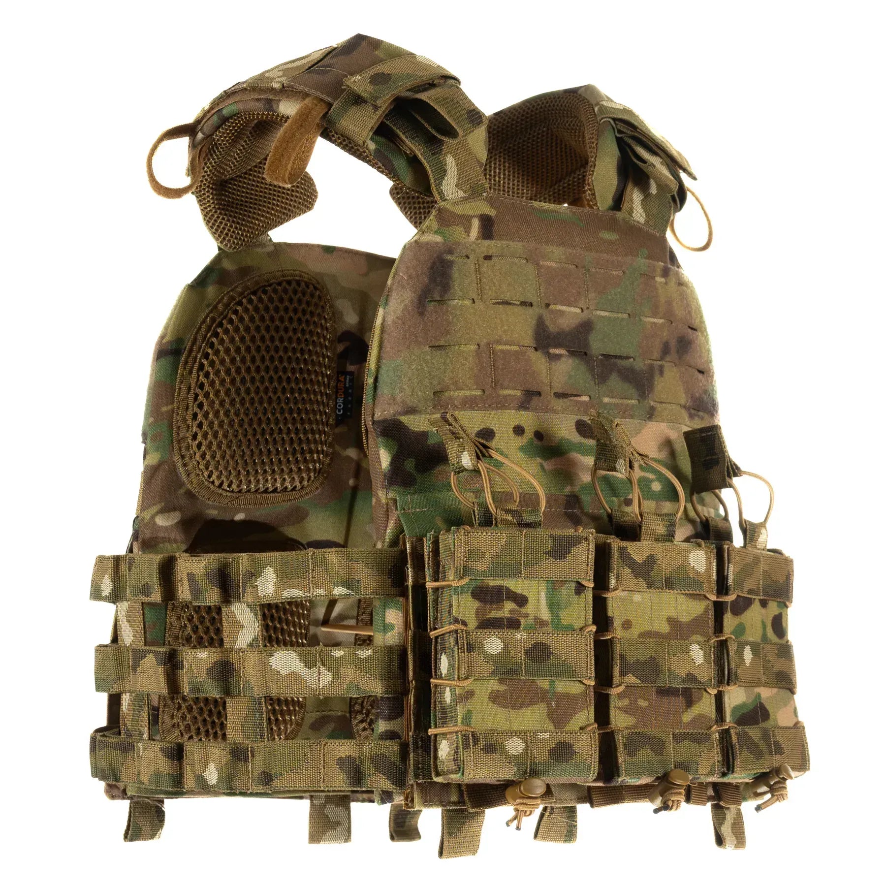 FamTac Plate Carrier M7 Lite – 3 Mag Pouches | Multicam - Blender Tactical