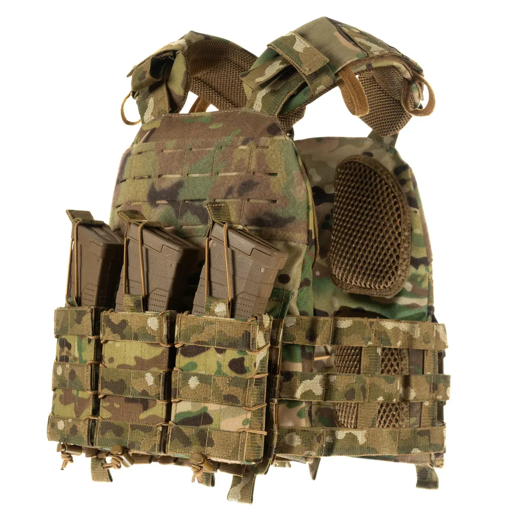 FamTac Plate Carrier M7 Lite – 3 Mag Pouches | Multicam - Blender Tactical