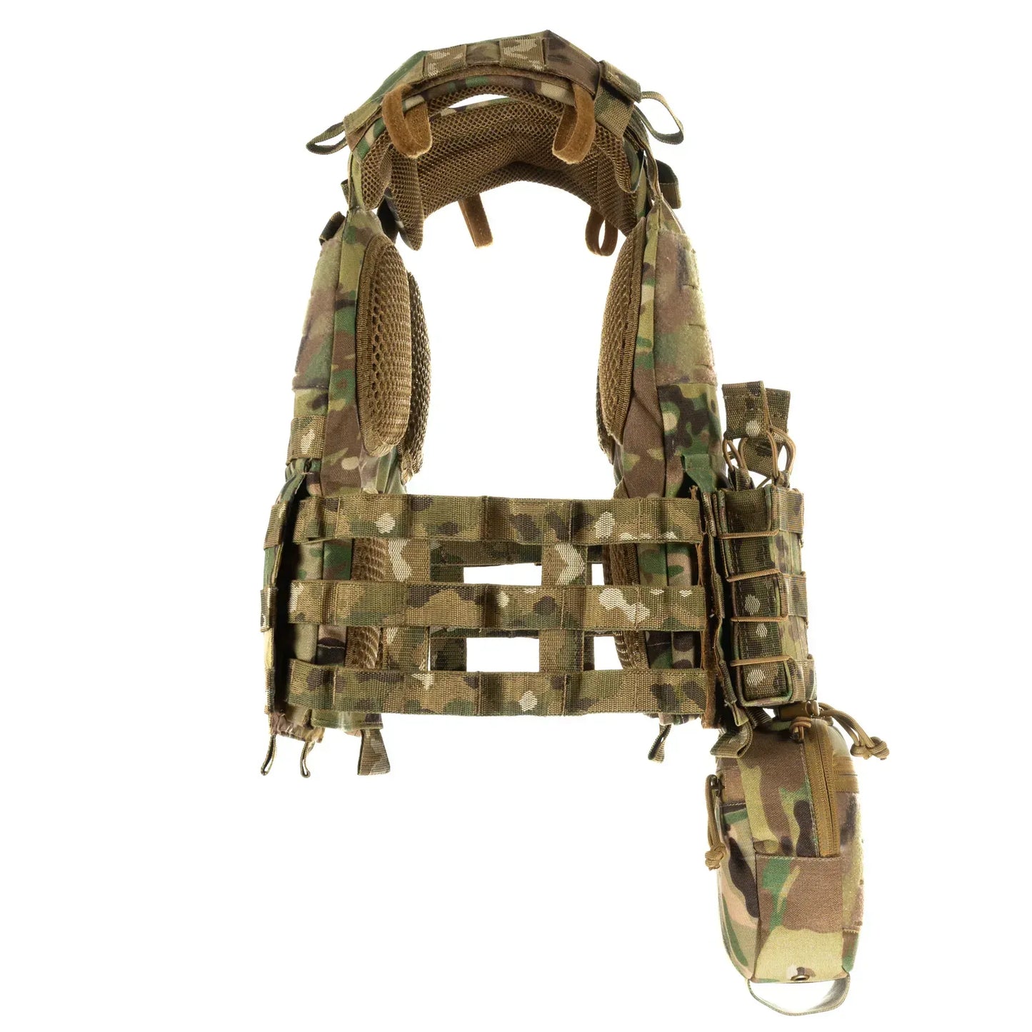 FamTac Plate Carrier M7 Lite – 3 Mag Pouches + Utility | Multicam - Blender Tactical