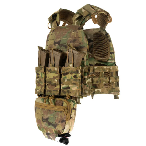 FamTac Plate Carrier M7 Lite – 3 Mag Pouches + Utility | Multicam - Blender Tactical