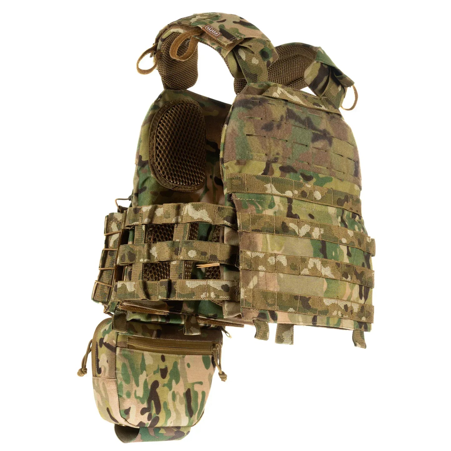 FamTac Plate Carrier M7 Lite – 3 Mag Pouches + Utility | Multicam - Blender Tactical