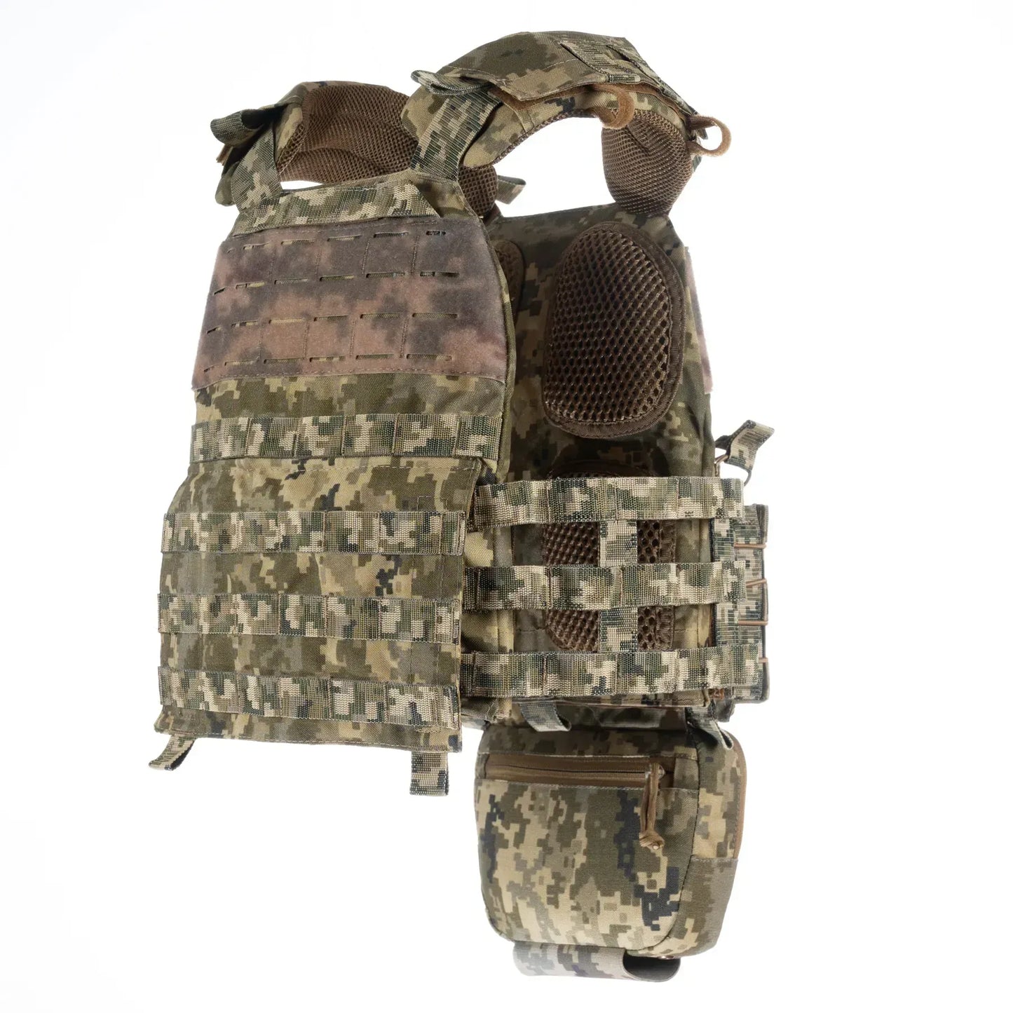 FamTac Plate Carrier M7 Lite – 3 Mag Pouches + Utility | Ukrainian Pixel - Blender Tactical