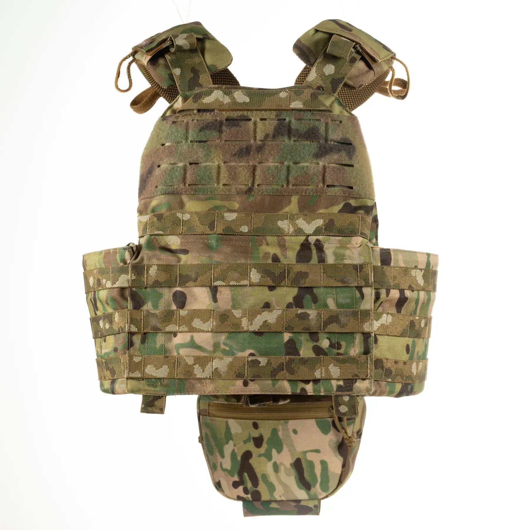 FamTac Plate Carrier M7 Lite – Side Armor 15×30 + 3 Mag Pouches + Utility | Multicam - Blender Tactical