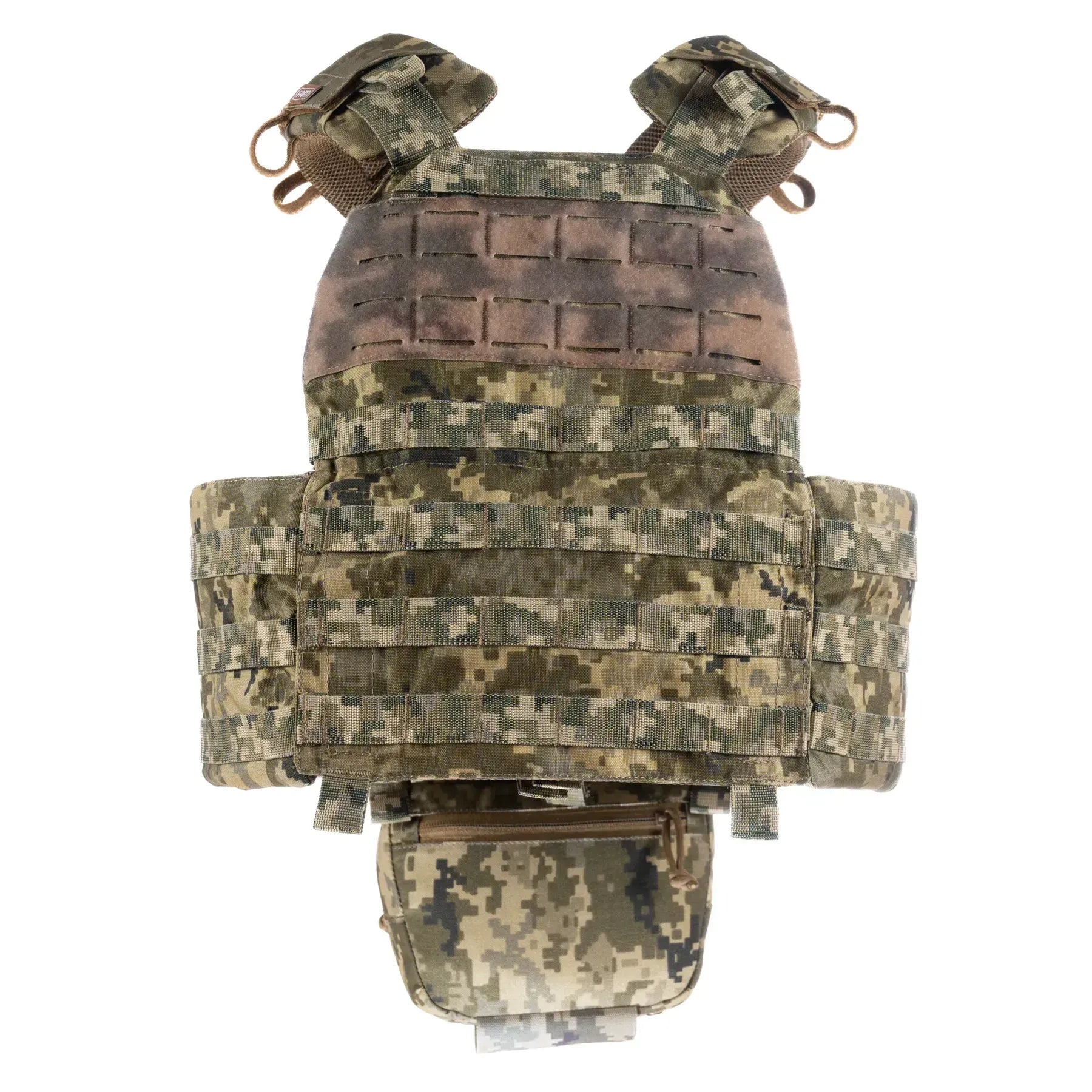 FamTac Plate Carrier M7 Lite – Side Armor 15×30 + 3 Mag Pouches + Utility | Ukrainian Pixel - Blender Tactical