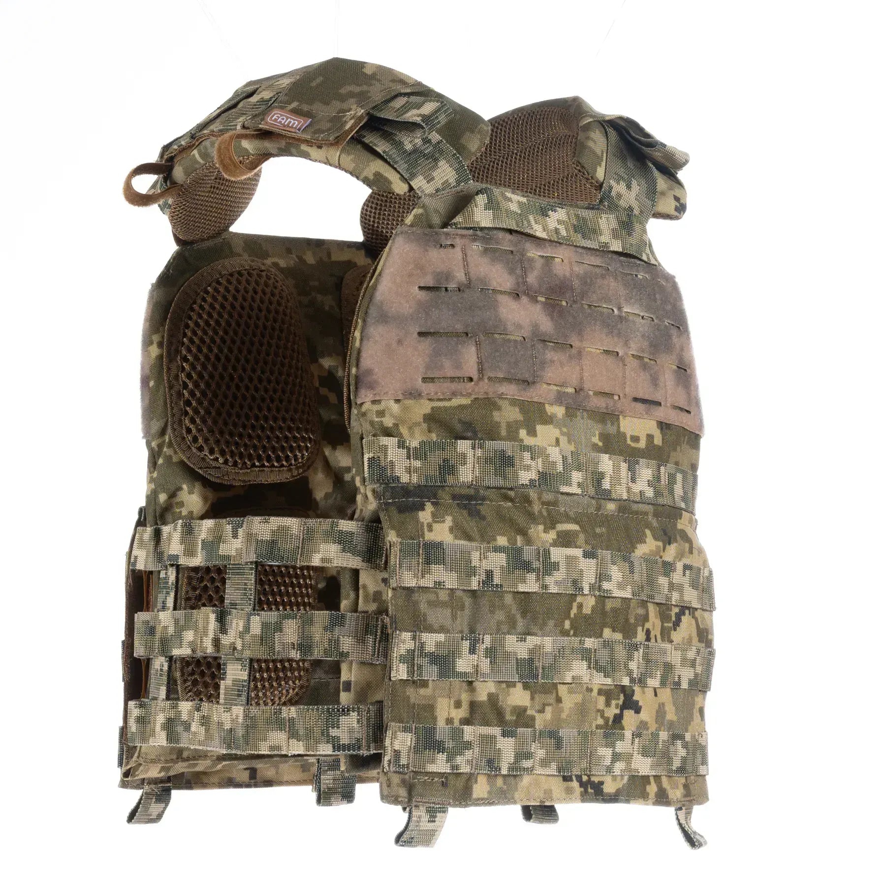 FamTac Plate Carrier M7 Lite – Skeleton Cummerbund | Ukrainian Pixel - Blender Tactical