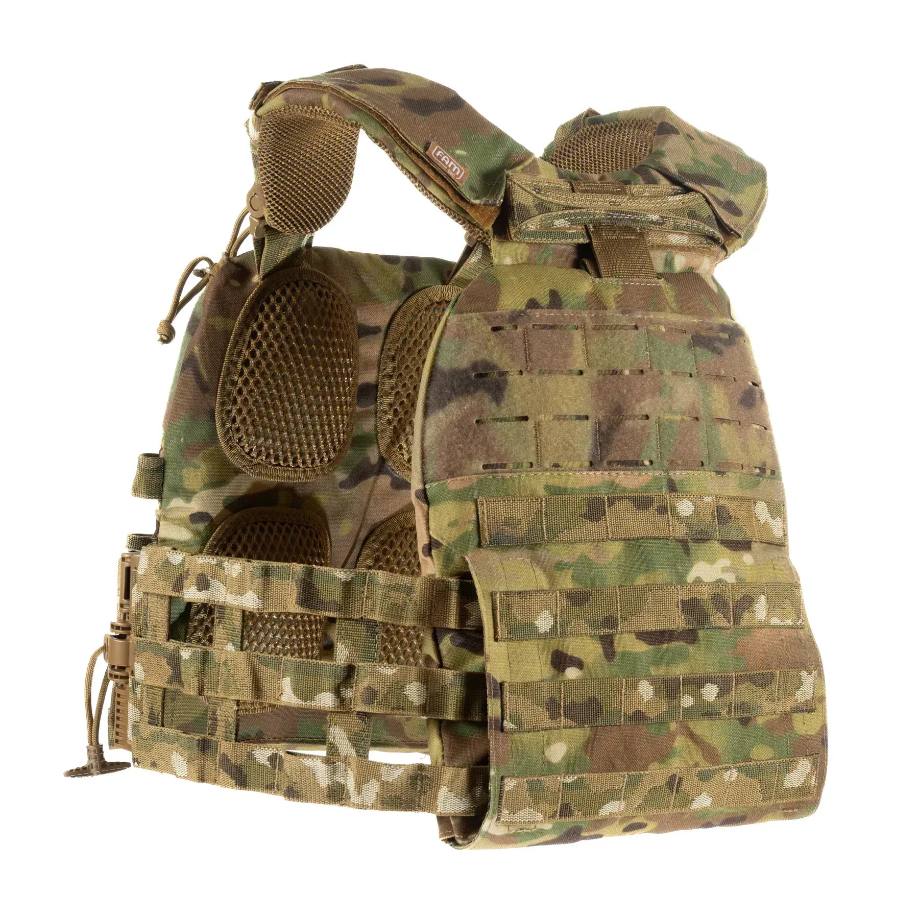 FamTac Plate Carrier M7 – Skeleton Cummerbund | Multicam - Blender Tactical