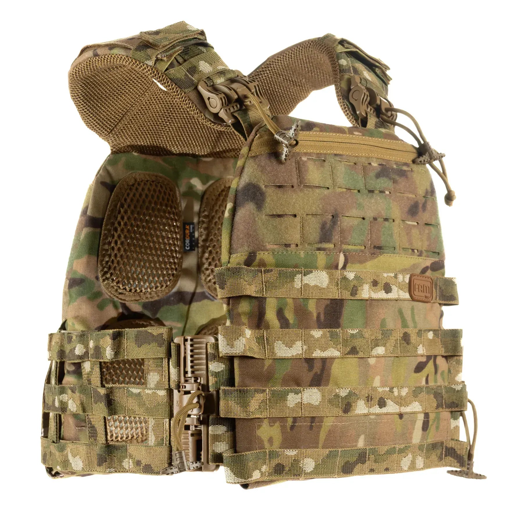 FamTac Plate Carrier M7 – Skeleton Cummerbund | Multicam - Blender Tactical