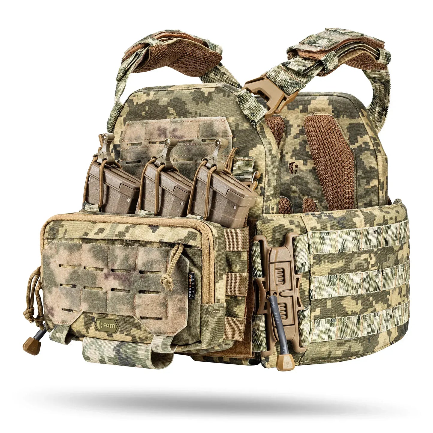 FamTac Plate Carrier M8 + AdminMag Panel | Ukrainian Pixel - Blender Tactical