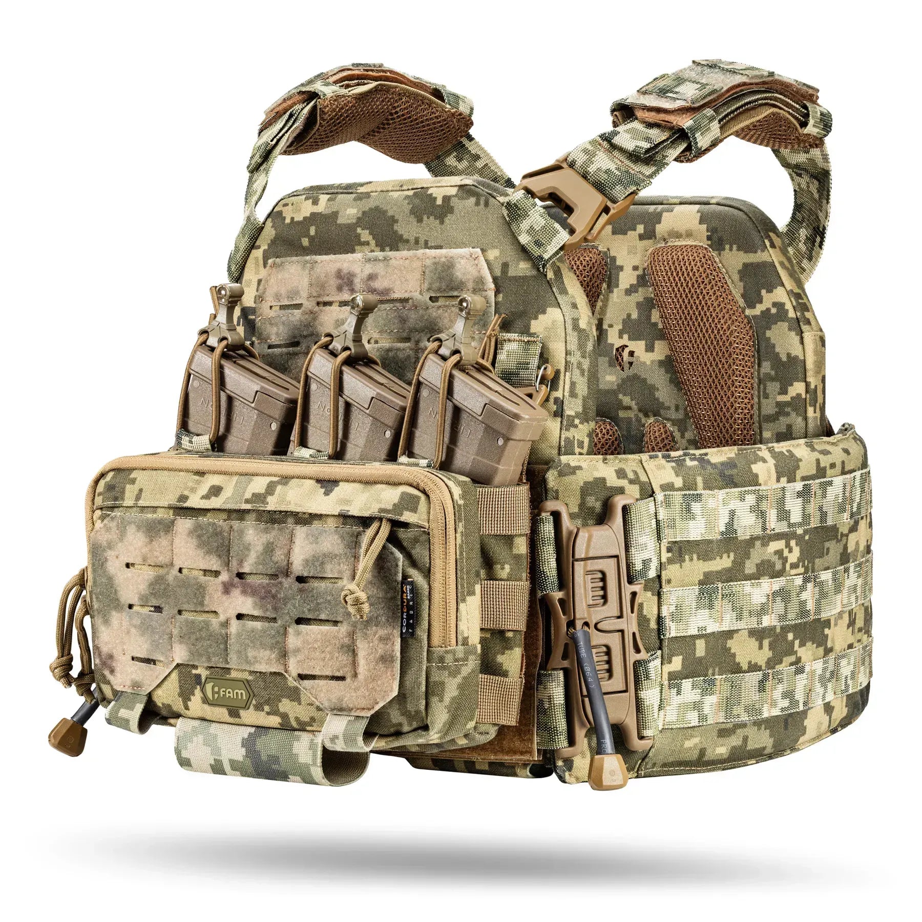 FamTac Plate Carrier M8 + AdminMag Panel | Ukrainian Pixel - Blender Tactical