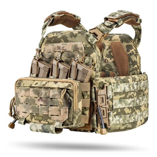 FamTac Plate Carrier M8 + AdminMag Panel | Ukrainian Pixel - Blender Tactical