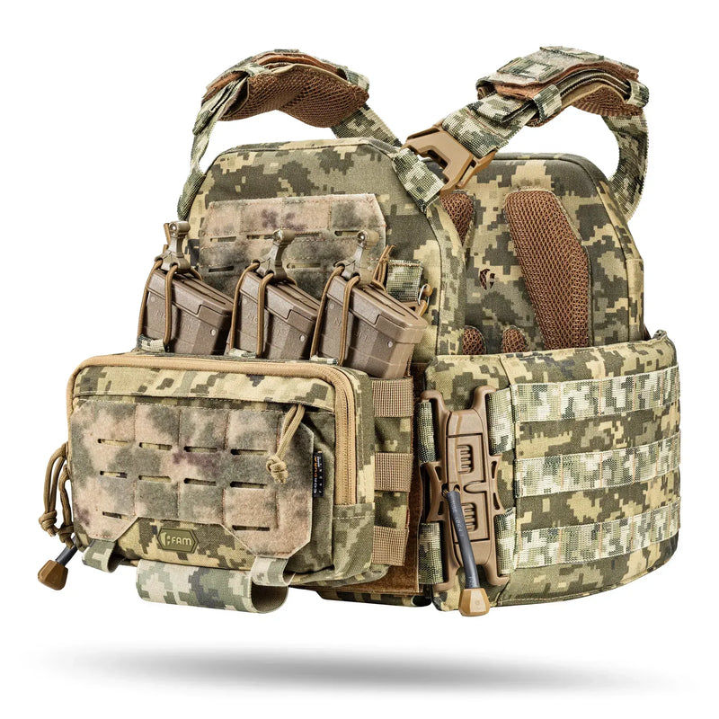 FamTac Plate Carrier M8 + AdminMag Panel | Ukrainian Pixel - Blender Tactical