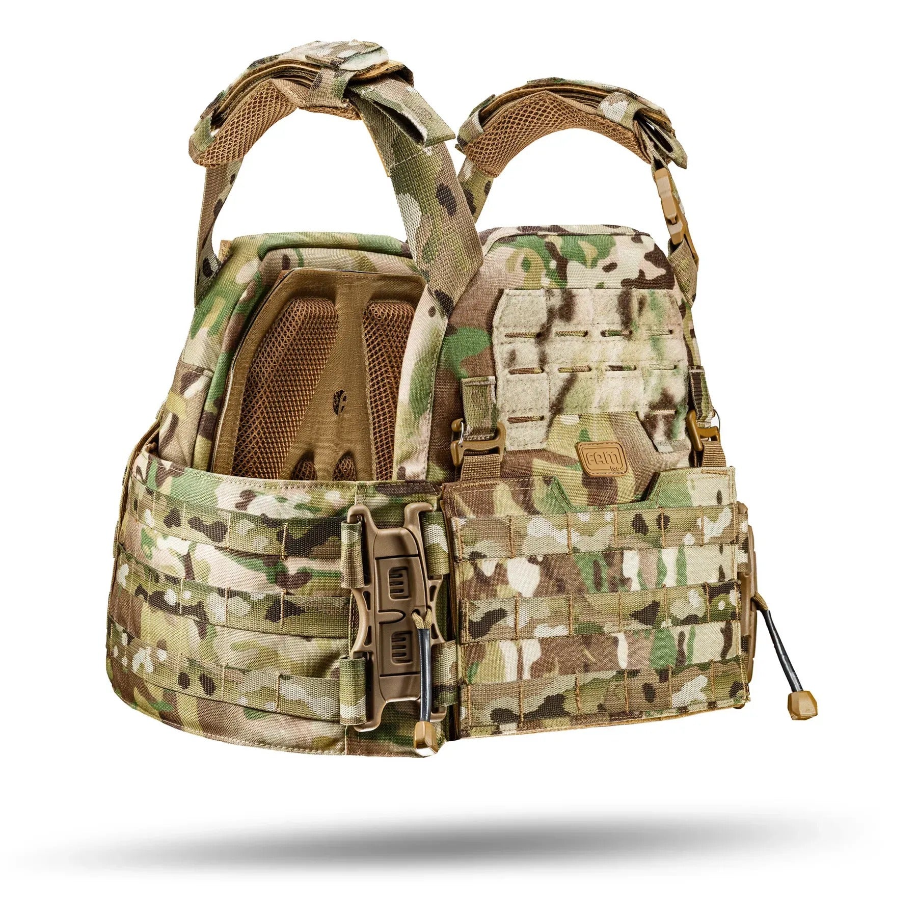 FamTac Plate Carrier M8 + MOLLE Panel | Multicam USA - Blender Tactical