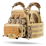 FamTac Plate Carrier M8 + AdminMag Panel | Coyote Tan